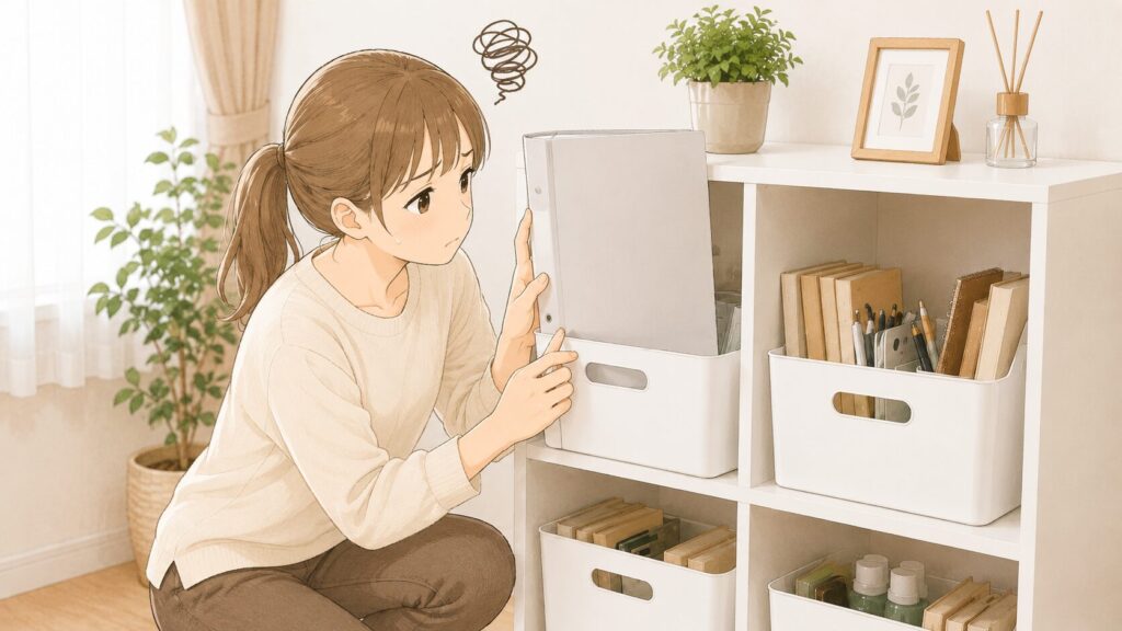 カラーボックスのよくある失敗例