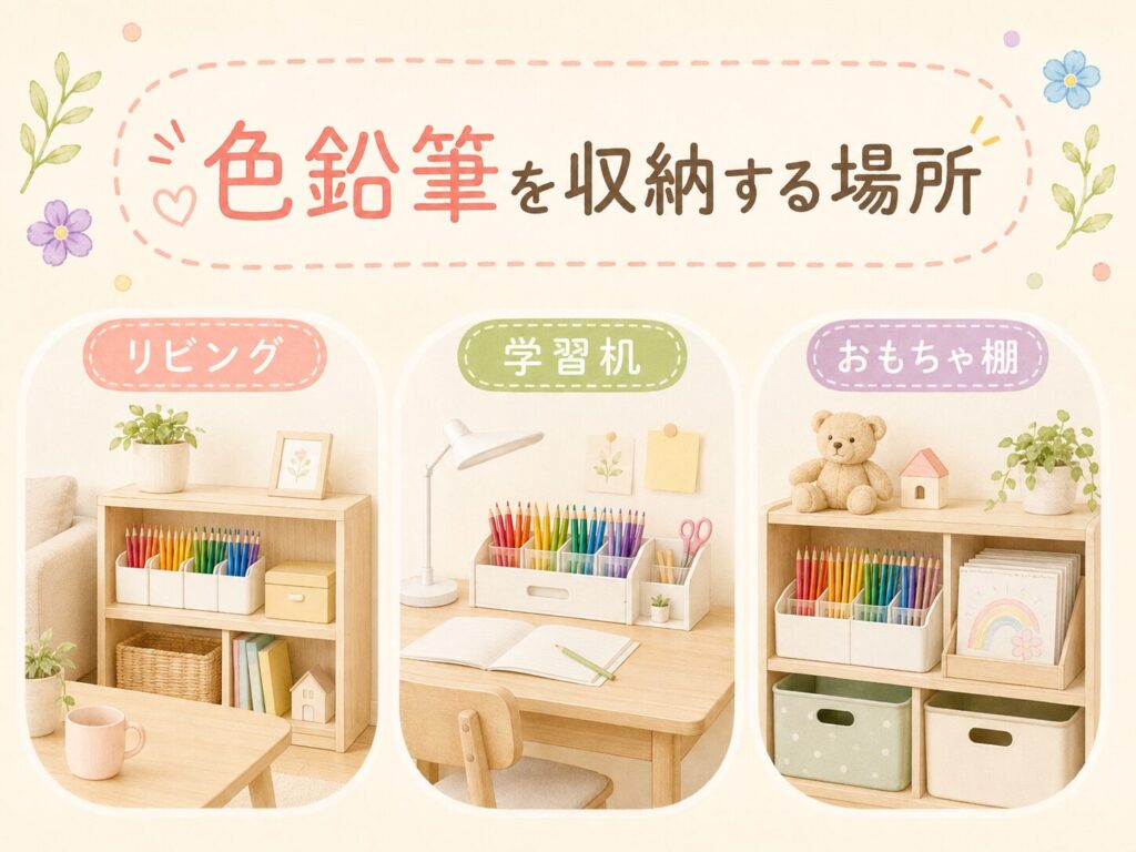 色鉛筆を収納する場所